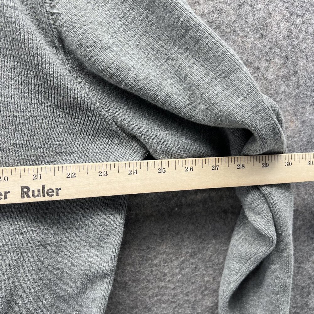 Polo Ralph Lauren Sweater Men Medium Gray Sweatshirt Pullover 1967 Fleece - Picture 7 of 12